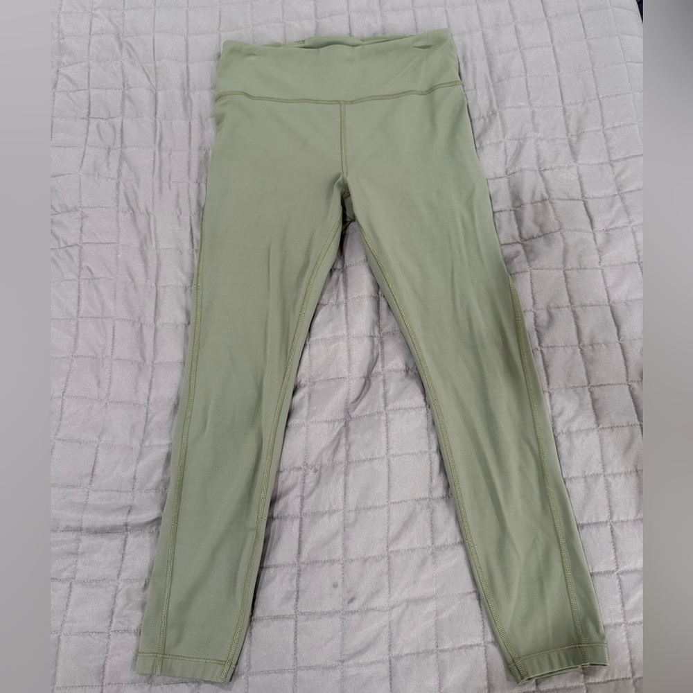 Athleta Sage Green Leggings with pockets